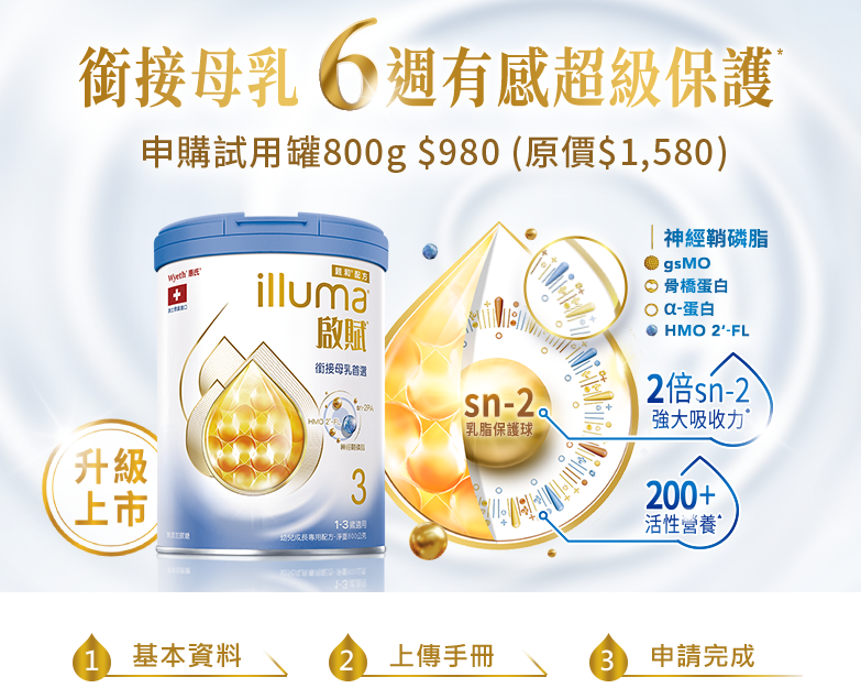 銜接母乳 6週有感超級保護