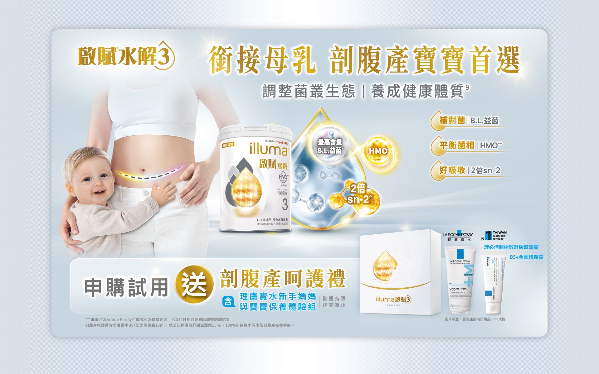 銜接母乳 剖腹產寶寶首選